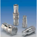 Stainless steel flat face quick coupling